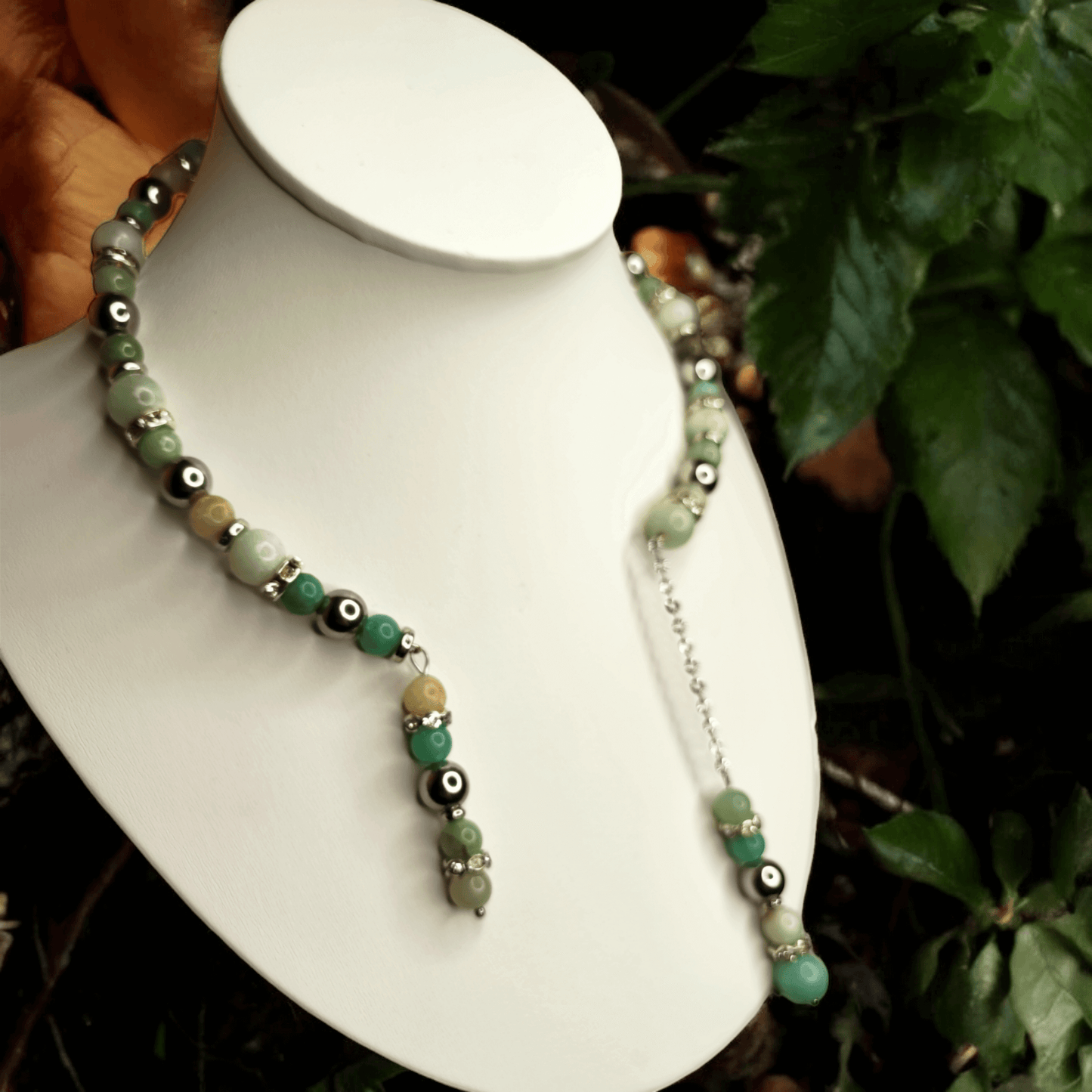 Calypso - Collier - Amazonite - Création unique - L'Atelier de Tabatha