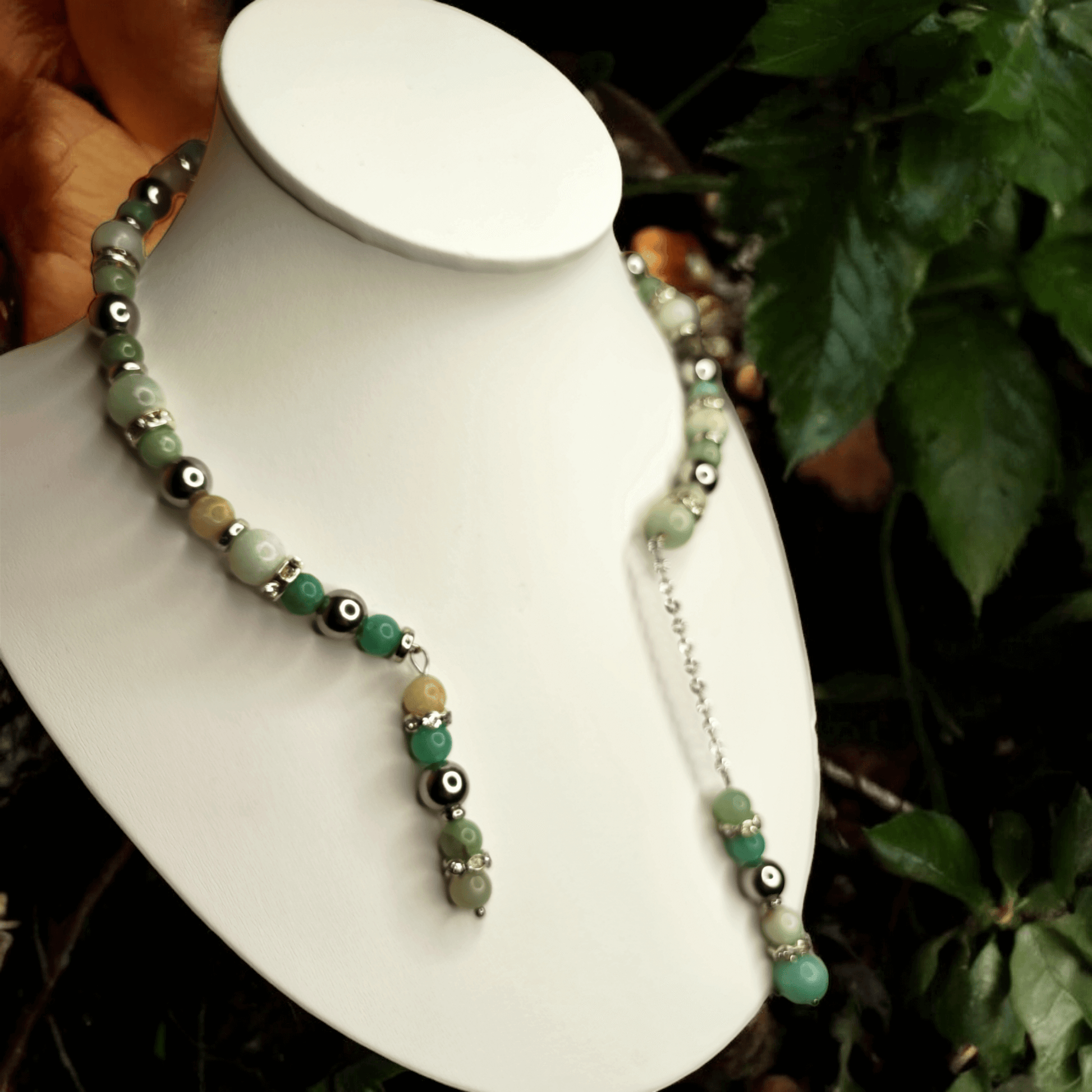 Calypso - Collier - Amazonite - Création unique - L'Atelier de Tabatha