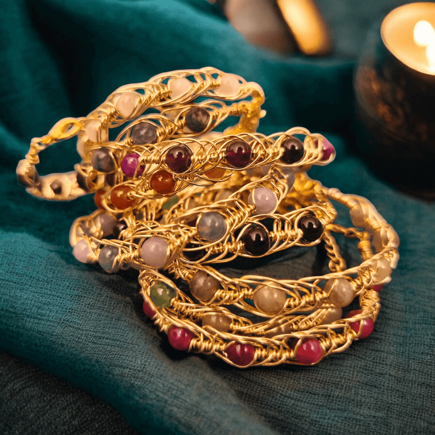 Awen - Bracelets de pierres (Plusieurs modèles) - L'Atelier de Tabatha