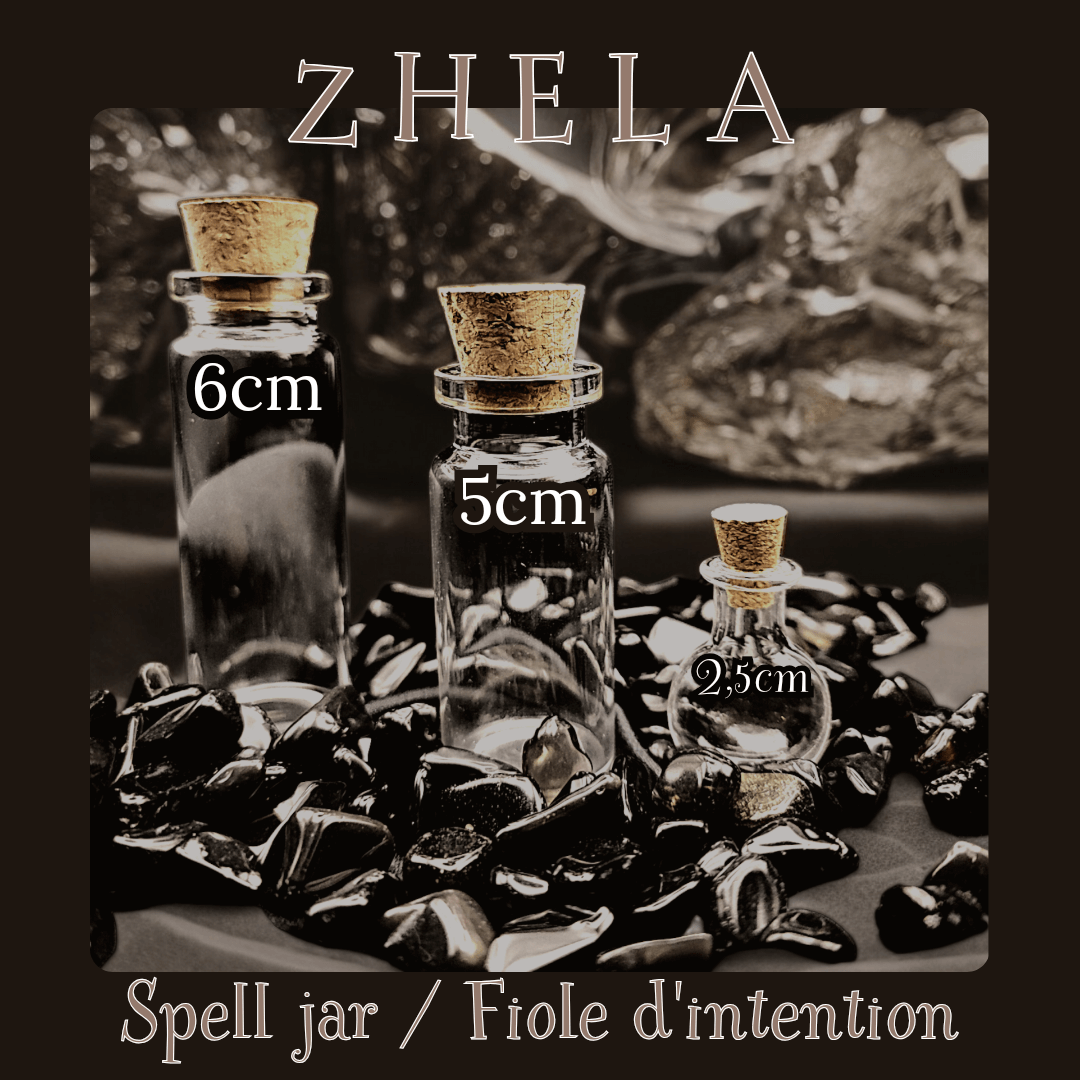 Zhela - Spell jar / Fiole d'intention - L'Atelier de Tabatha