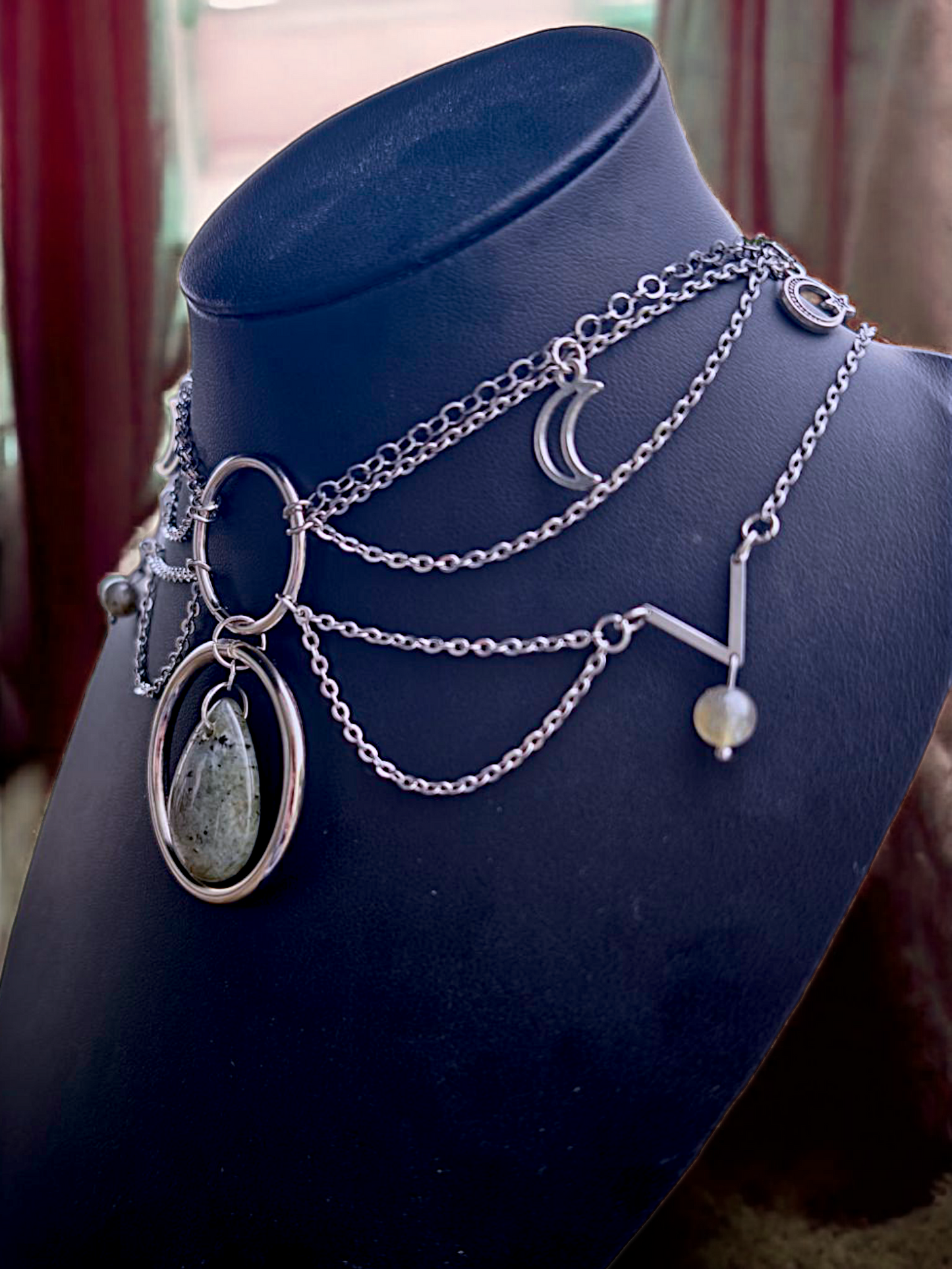 NEMESIS | Elaria - Labradorite Choker (Enchantress's Relic)
