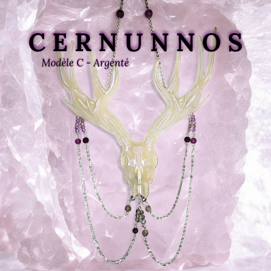 Cernunnos - Décoration murale résine (fait main) et pierre (Plusieurs créations uniques) - L'Atelier de Tabatha