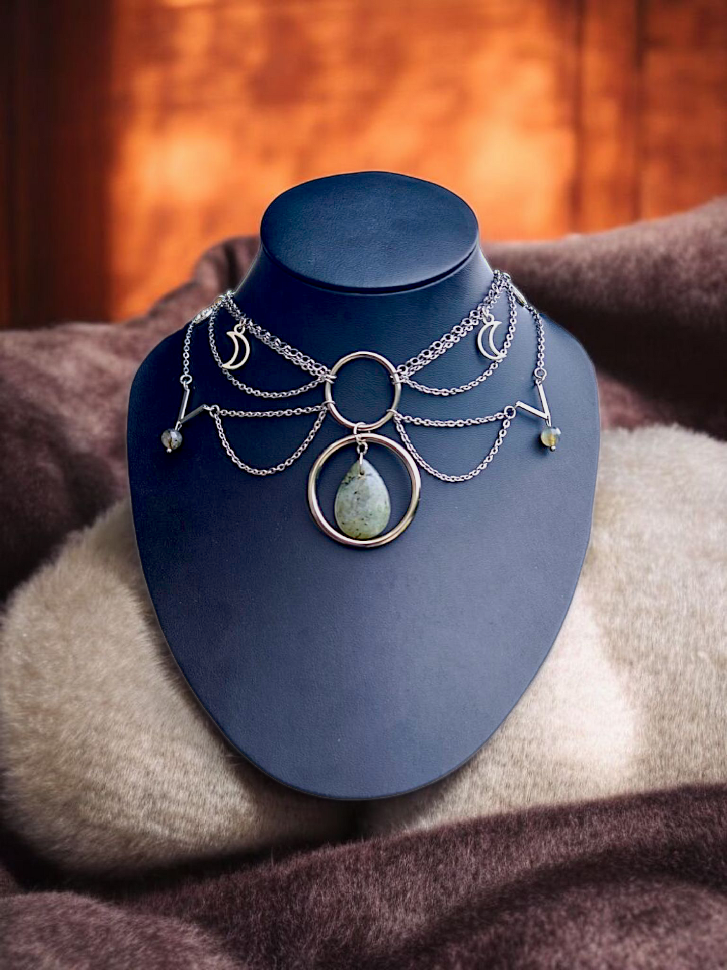 NEMESIS | Elaria - Labradorite Choker (Enchantress's Relic)