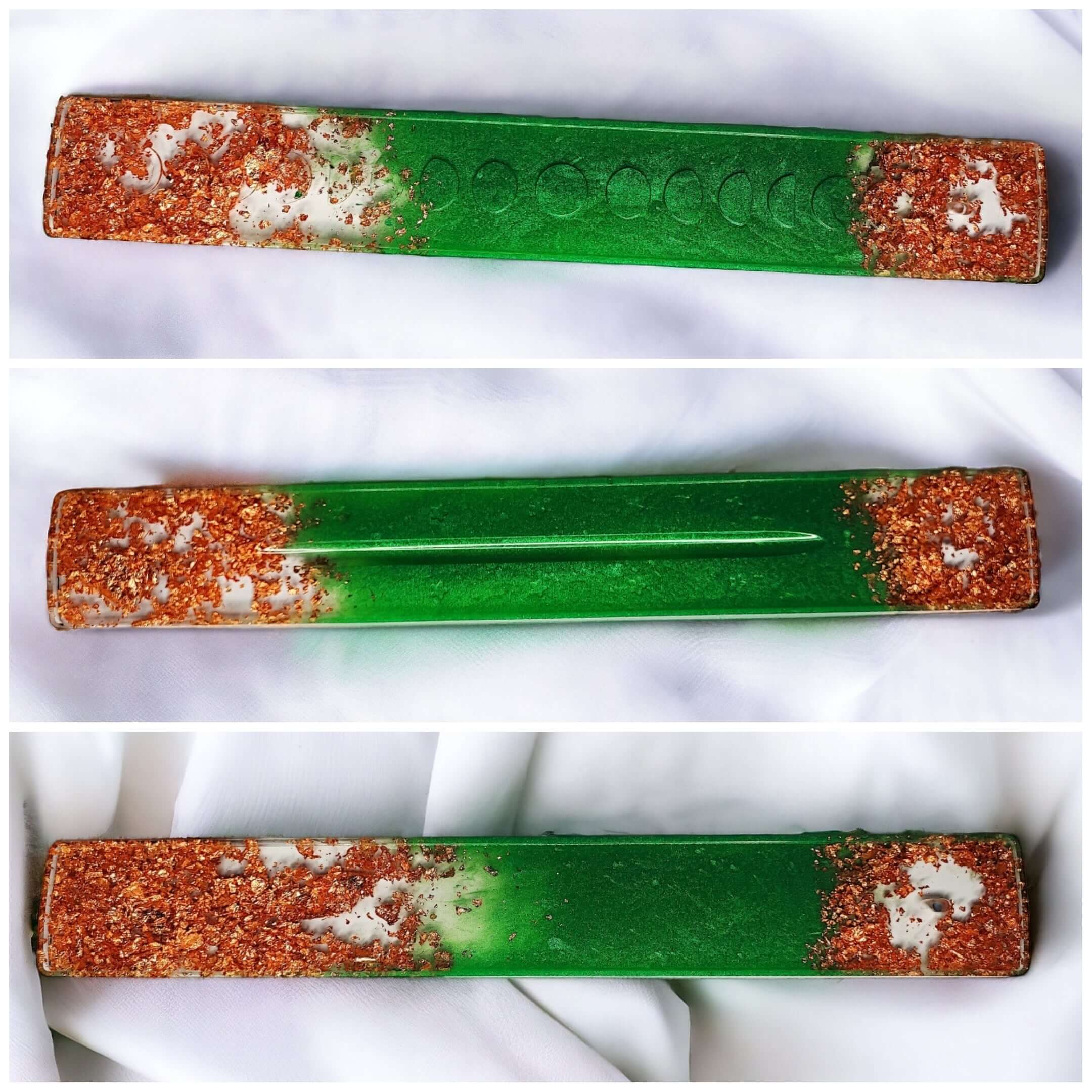 Ladan - Porte encens en résine (Plusieurs créations uniques) - L'Atelier de Tabatha