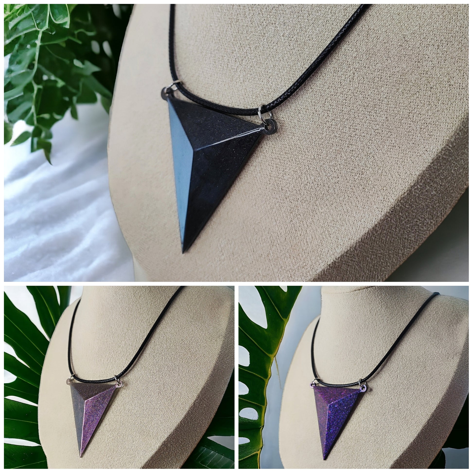 Atira - Collier - Pointe de flèche en résine (Plusieurs modèles)  Collier