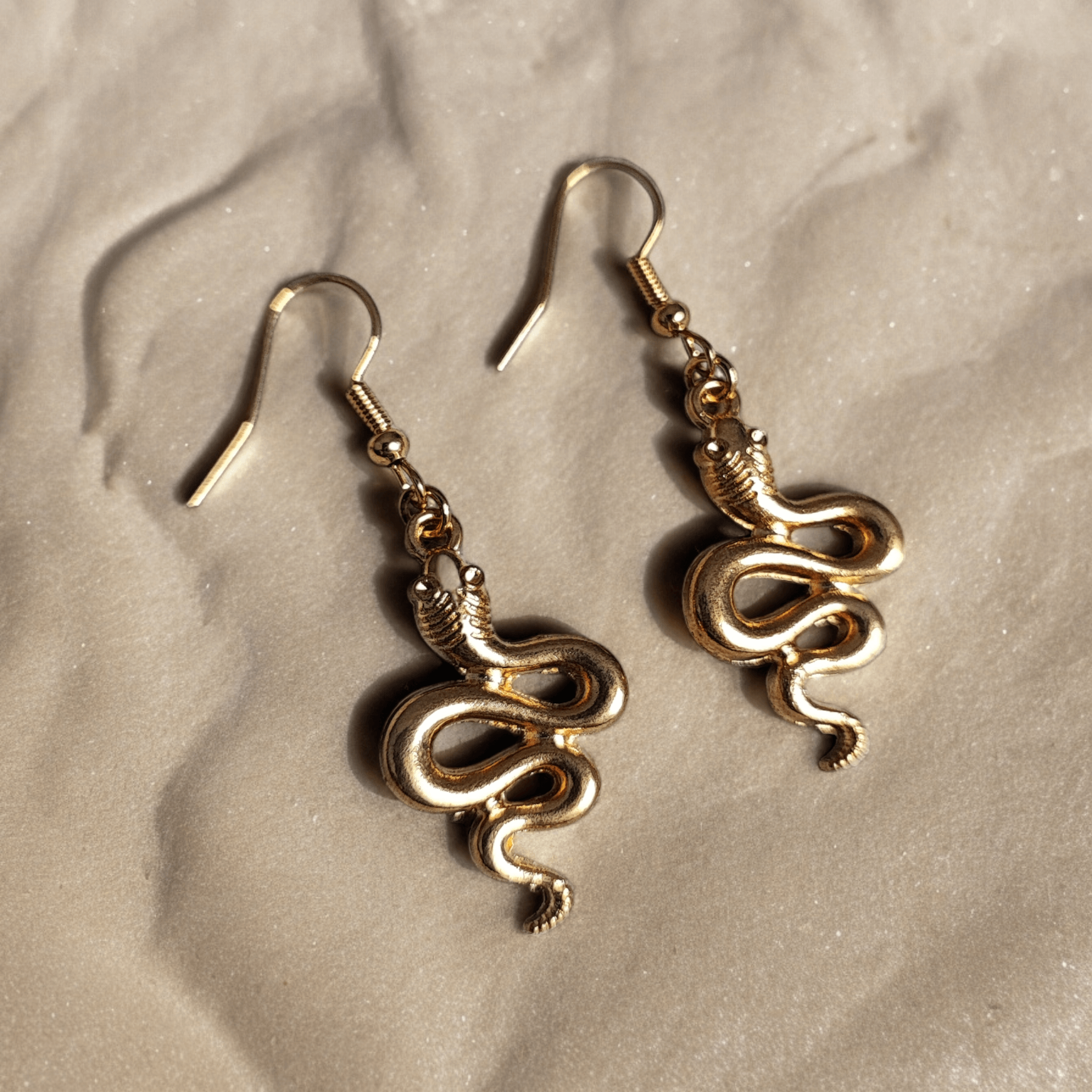 Heb - Boucles d'oreilles serpent - Création multiple - L'Atelier de Tabatha