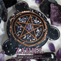 Zariel - Orgonite - Plateau Améthyste/Cristal de roche/Cuivre - Création unique - L'Atelier de Tabatha