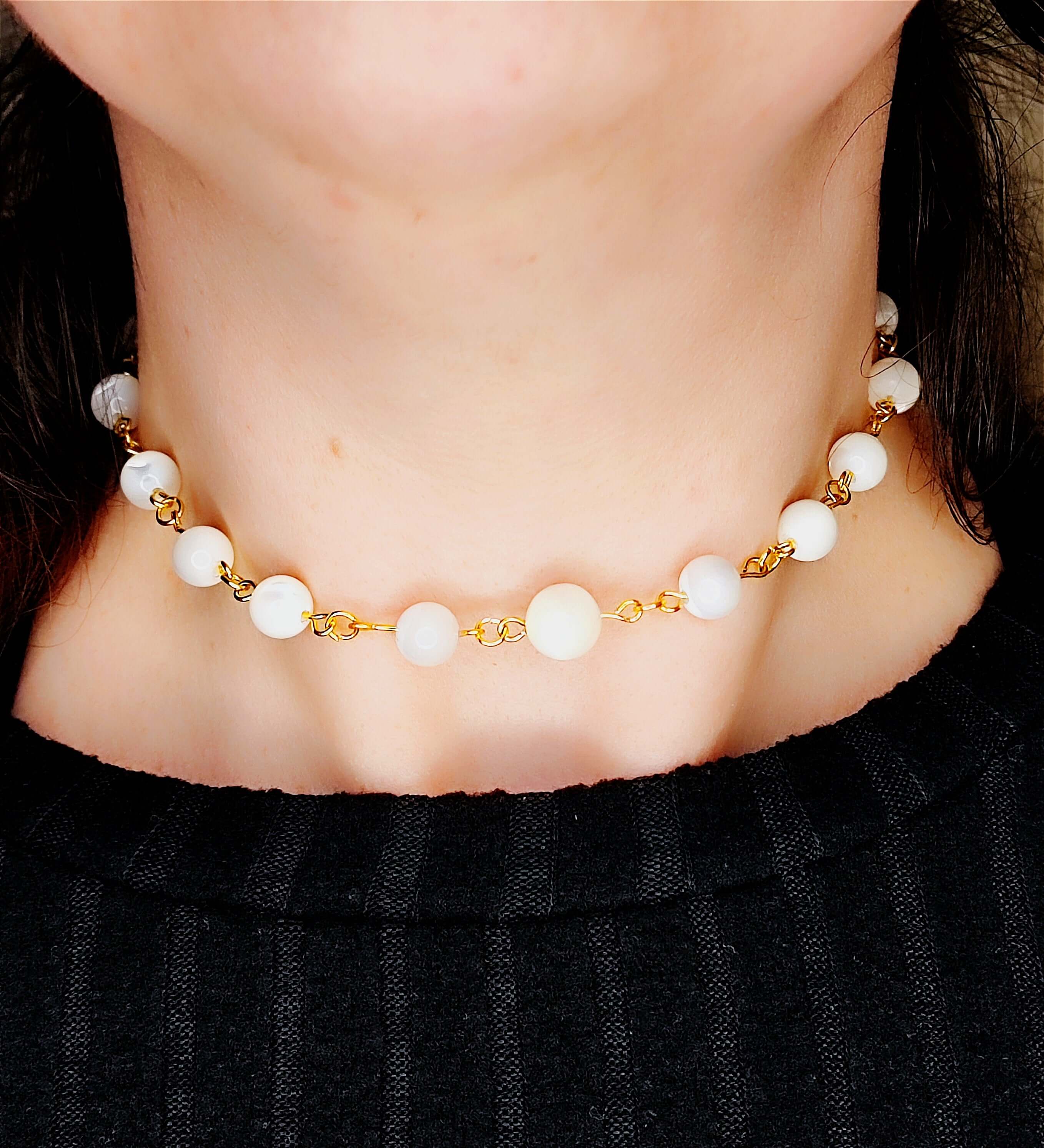 Vénus - Collier en pierre (Plusieurs modèles) - L'Atelier de Tabatha