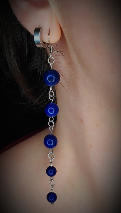 Oshun  - Boucles d'oreilles - Acier et pierres - Personnalisable  Boucles d'oreilles