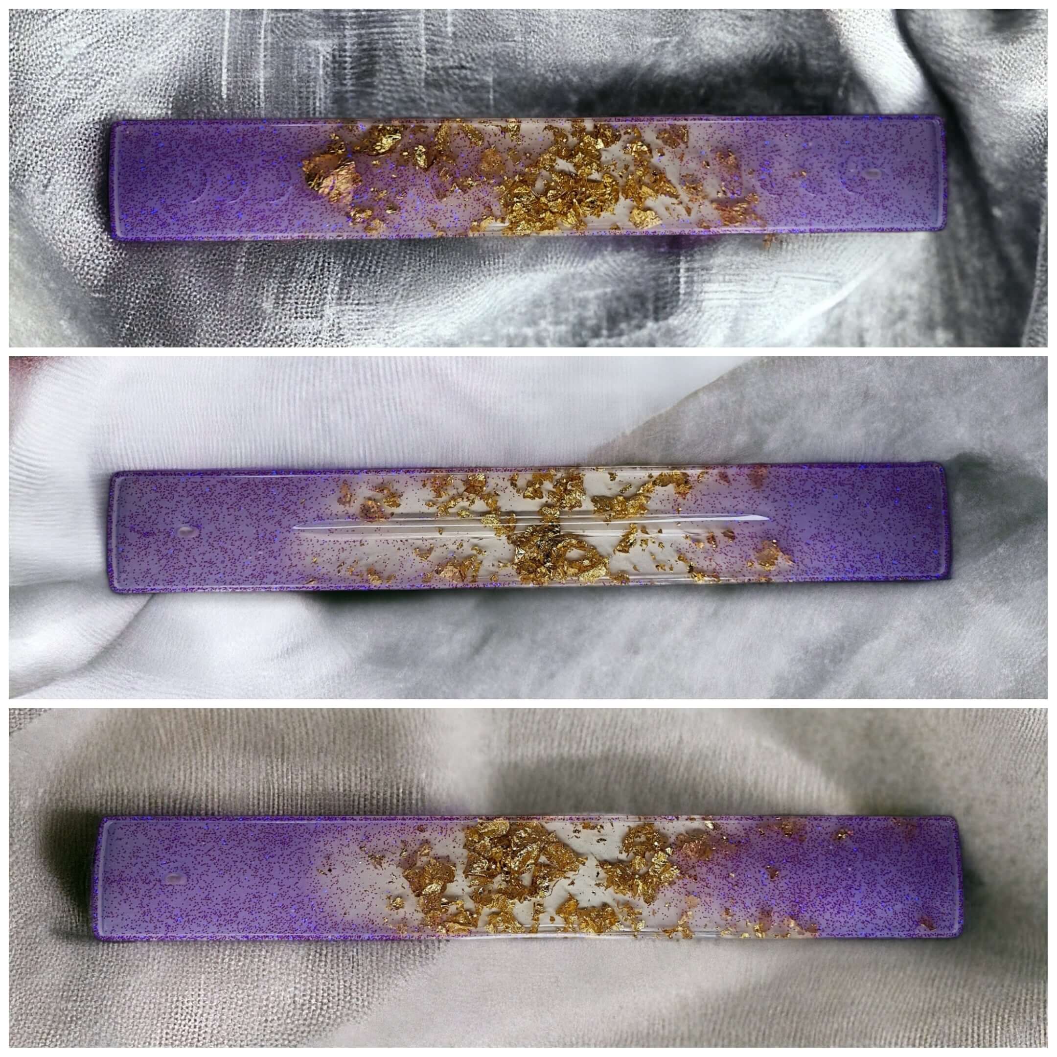 Ladan - Porte encens en résine (Plusieurs créations uniques) - L'Atelier de Tabatha