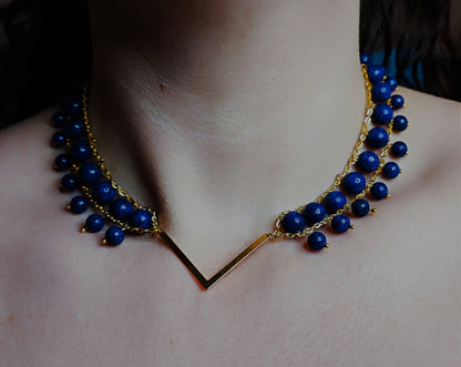 Ishtar - Collier - Lapis lazuli - Création unique  Collier