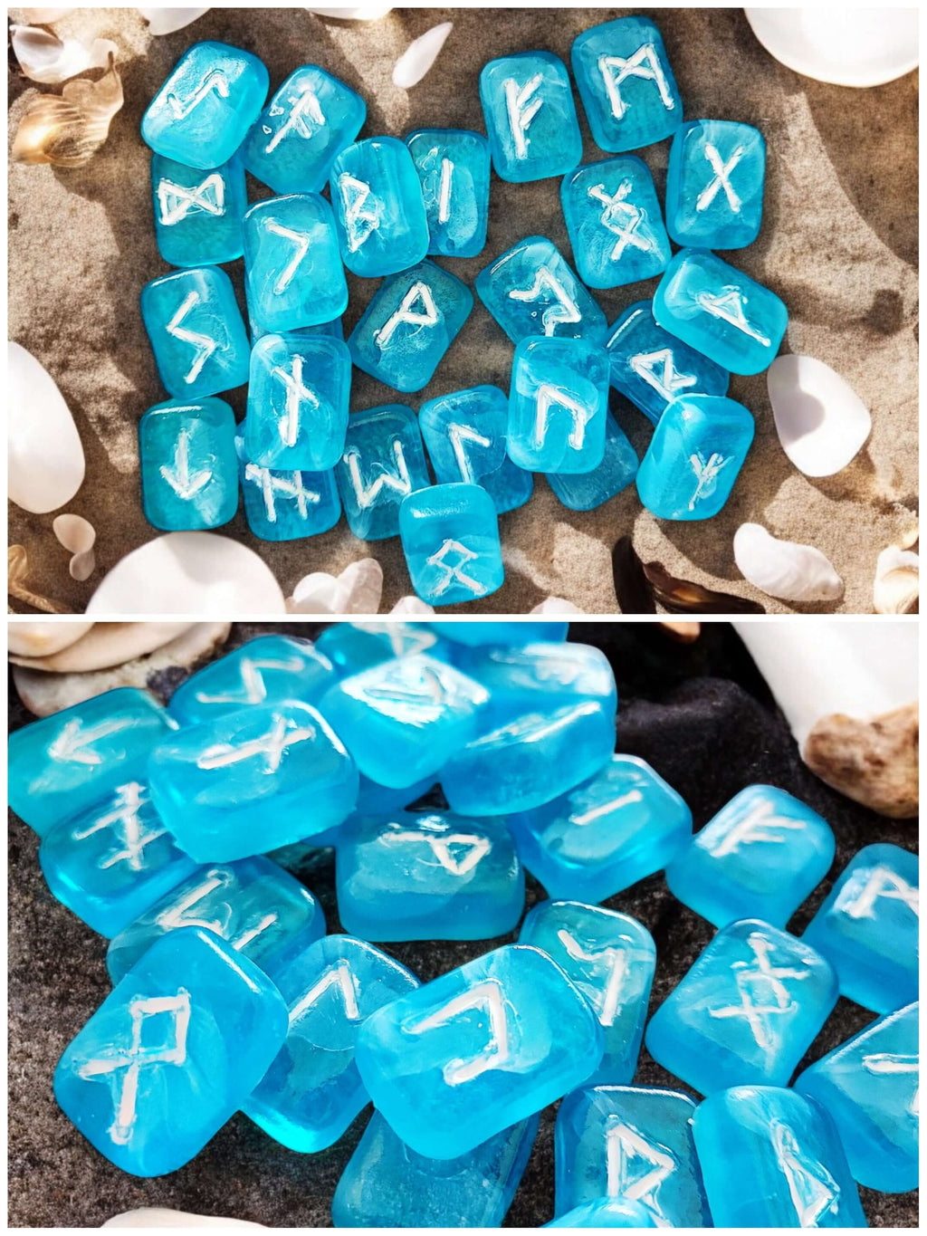 Wod - Jeu de runes en résine (fait main) - Plusieurs coloris - L'Atelier de Tabatha