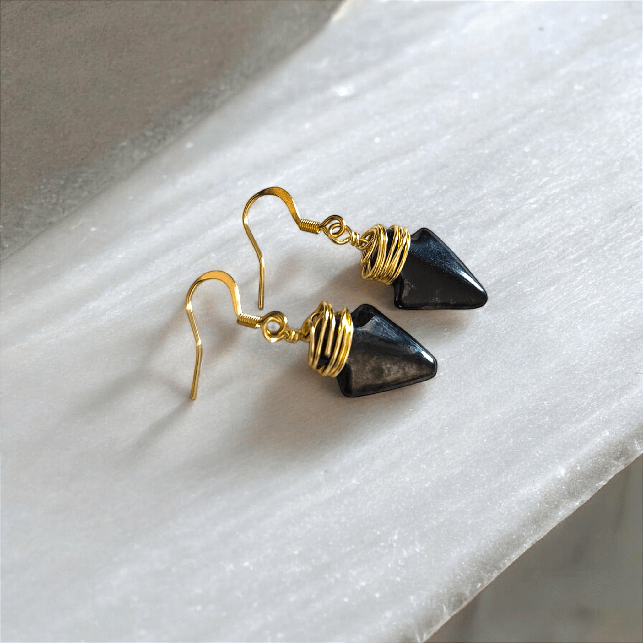 Aquilae - Boucles d'oreilles en verre - 2 couleurs - L'Atelier de Tabatha