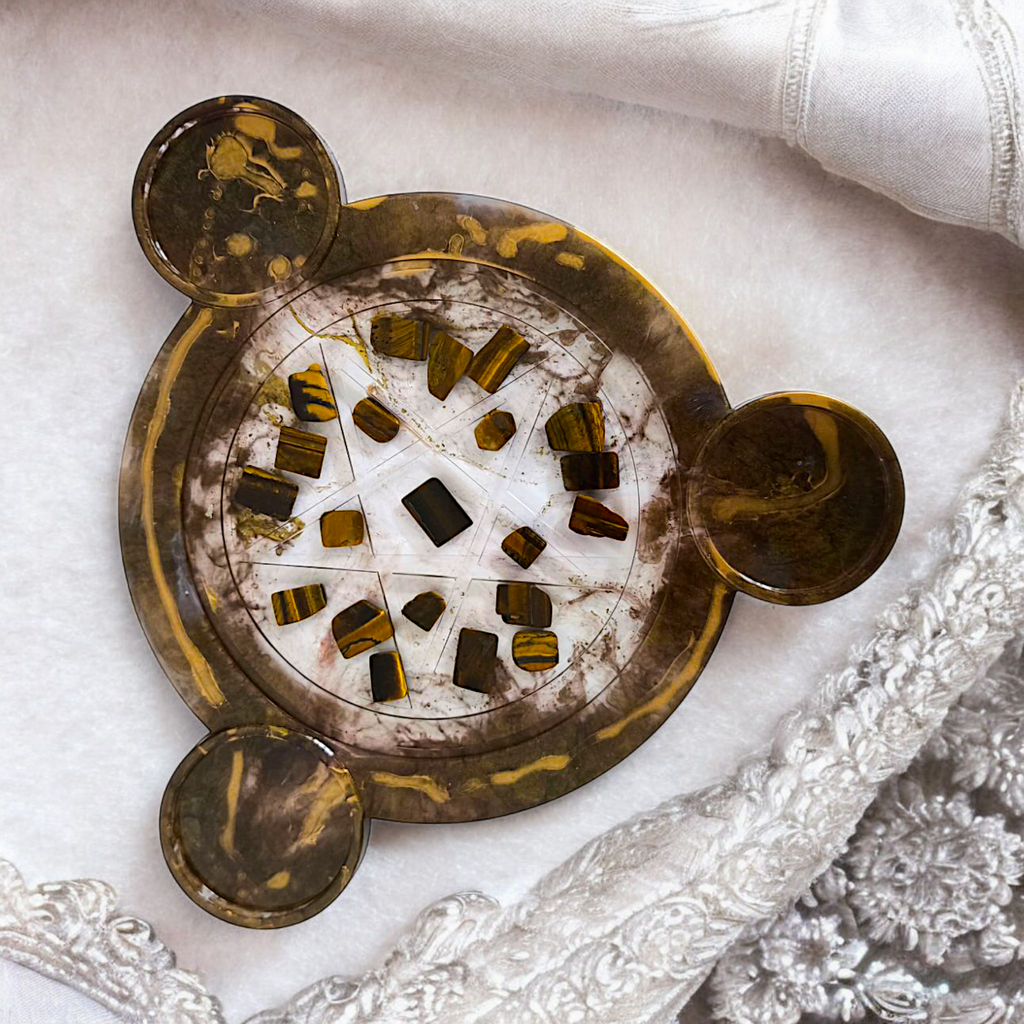 YZALYS | ETHERIA - Energy trays encrusted with stones (Several models)