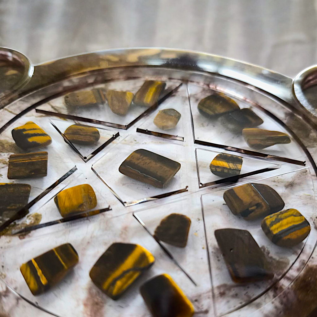 YZALYS | ETHERIA - Energy trays encrusted with stones (Several models)