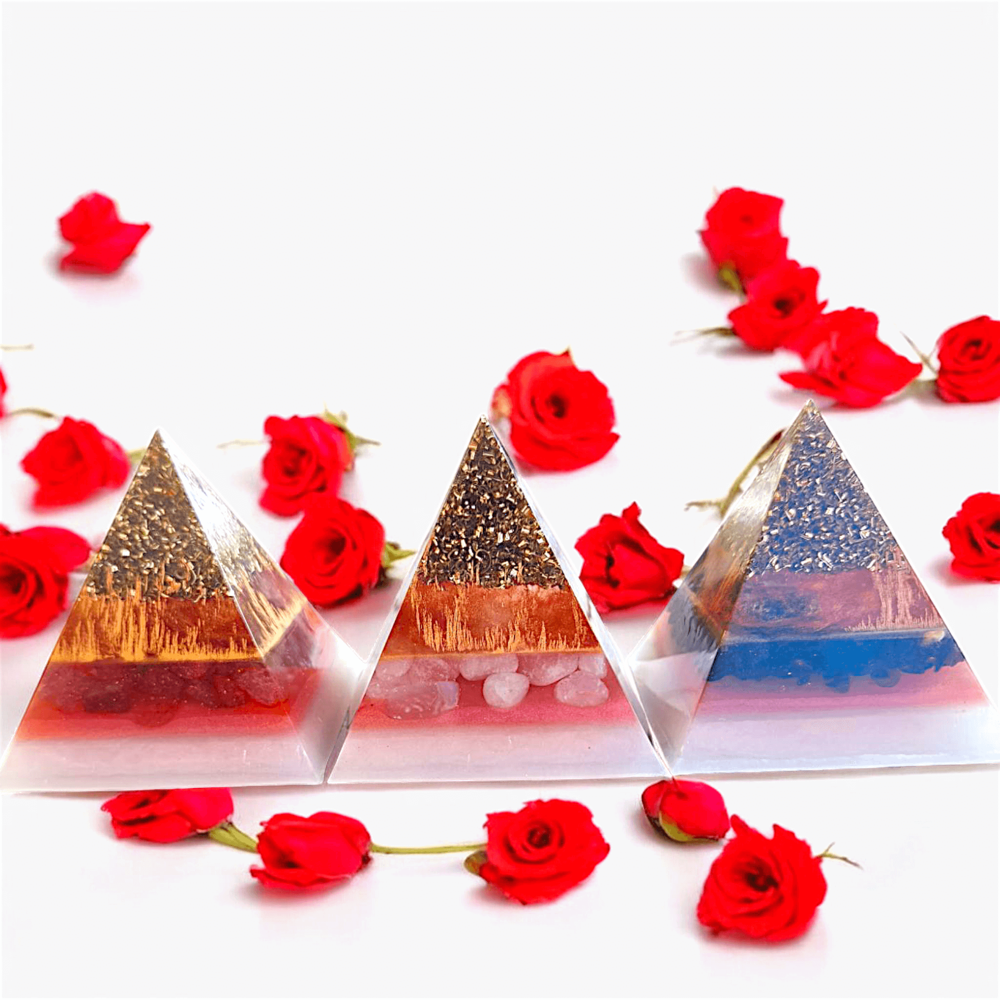 ALTARA | Pyramides orgonite - Les Rouges ❤️ - L'Atelier de Tabatha