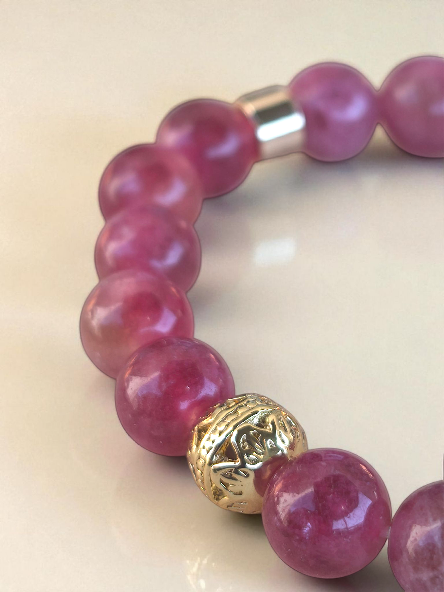 ALKYMIA | NEMYA – Bracelet en Tourmaline rose