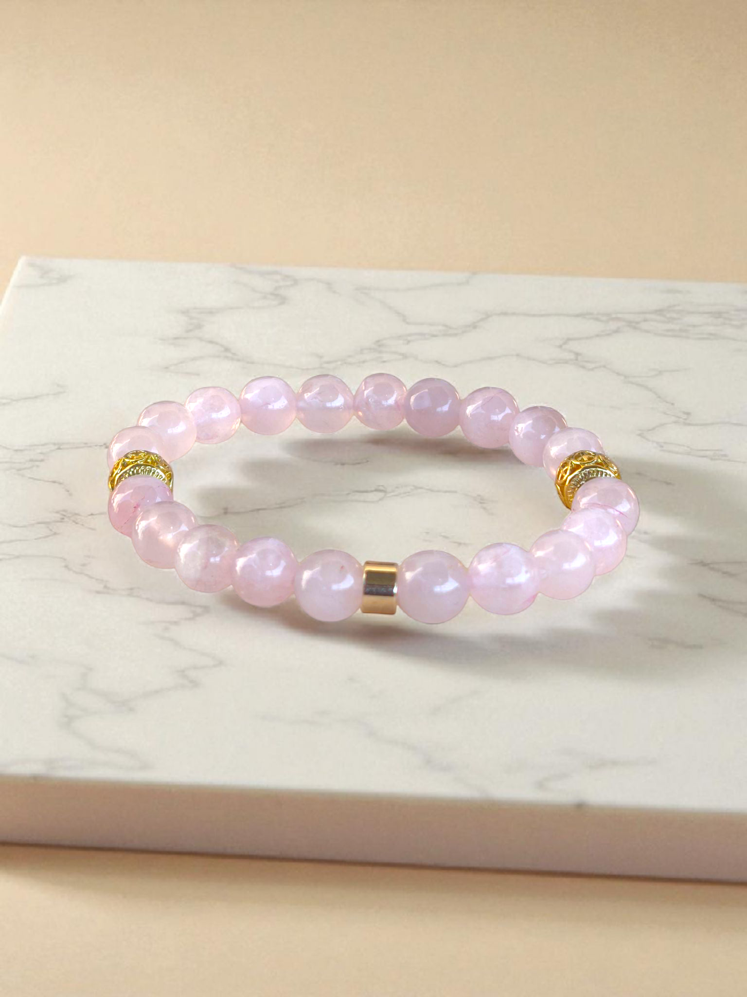 ALKYMIA | AURELIA – Bracelet en Quartz rose