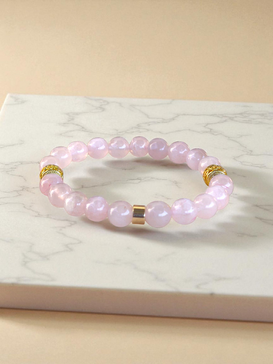 ALKYMIA | AURELIA – Bracelet en Quartz rose
