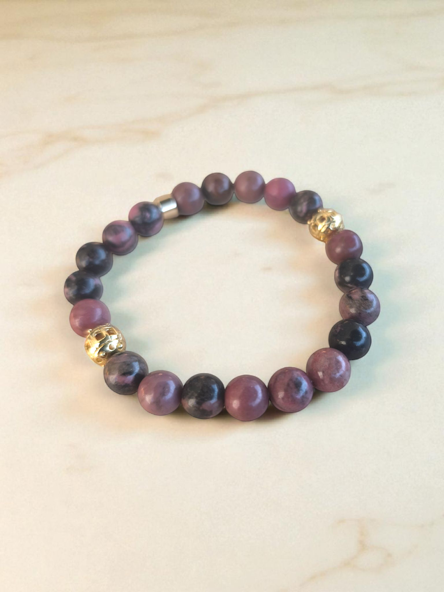 ALKYMIA | ELYRA – Bracelet en Rhodonite