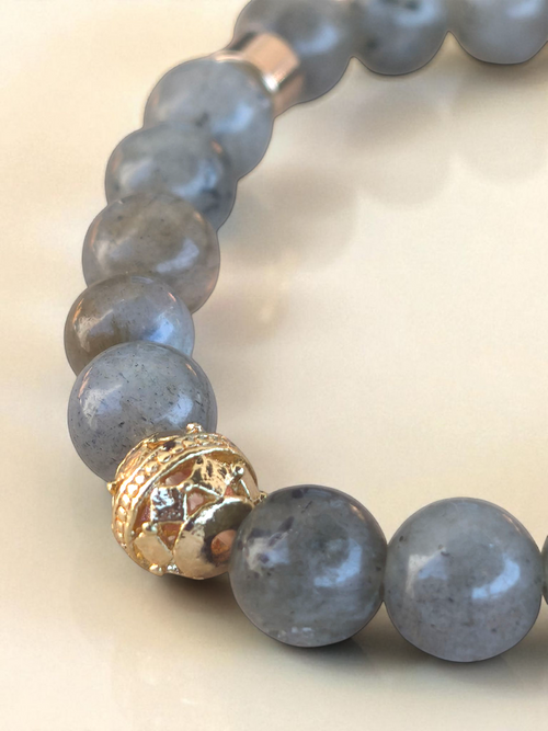 ALKYMIA | ORIONIS – Bracelet en Labradorite