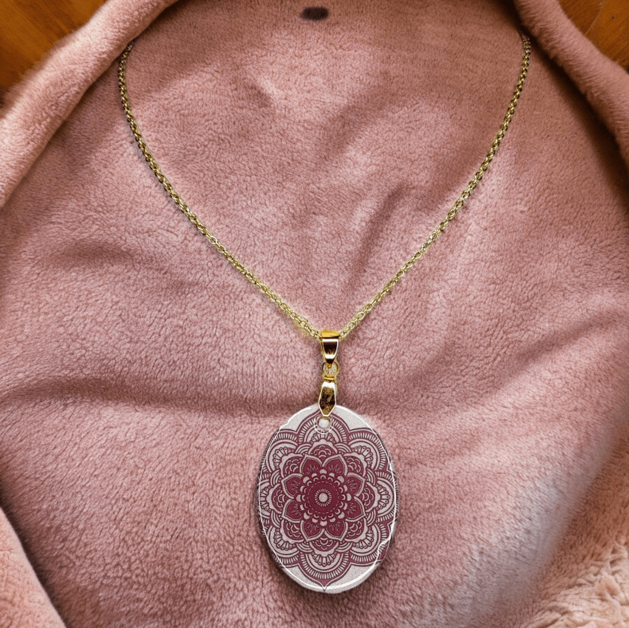 Ines - Parure/Bijoux séparés en résine - Création unique - L'Atelier de Tabatha