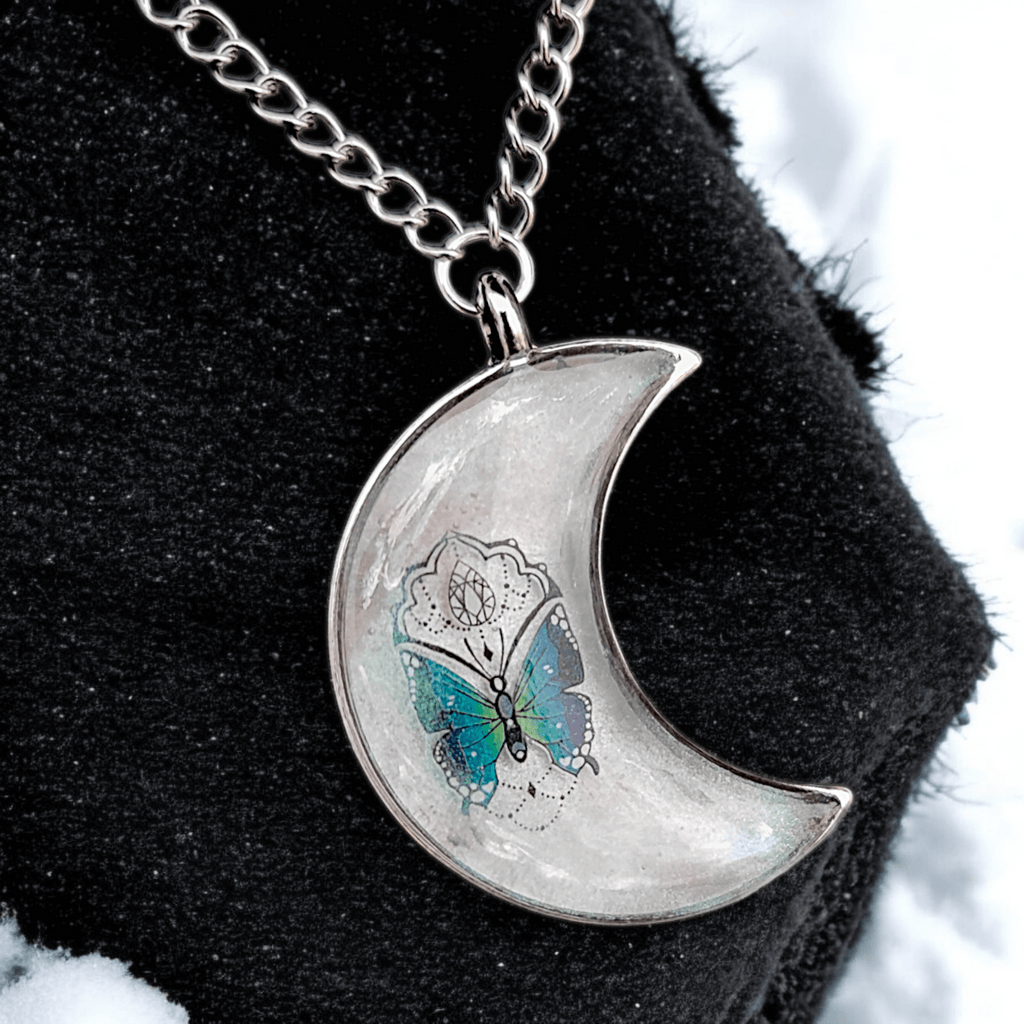 Lyana - Colliers - Acier et résine (Plusieurs créations uniques) - L'Atelier de Tabatha