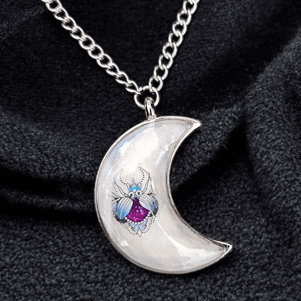 Lyana - Colliers - Acier et résine (Plusieurs créations uniques) - L'Atelier de Tabatha