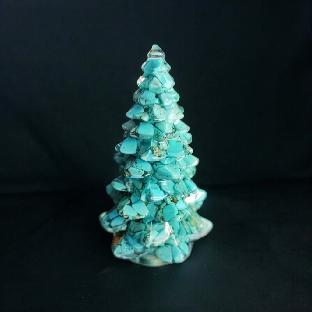 Sapin - Résine et pierres - L'Atelier de Tabatha