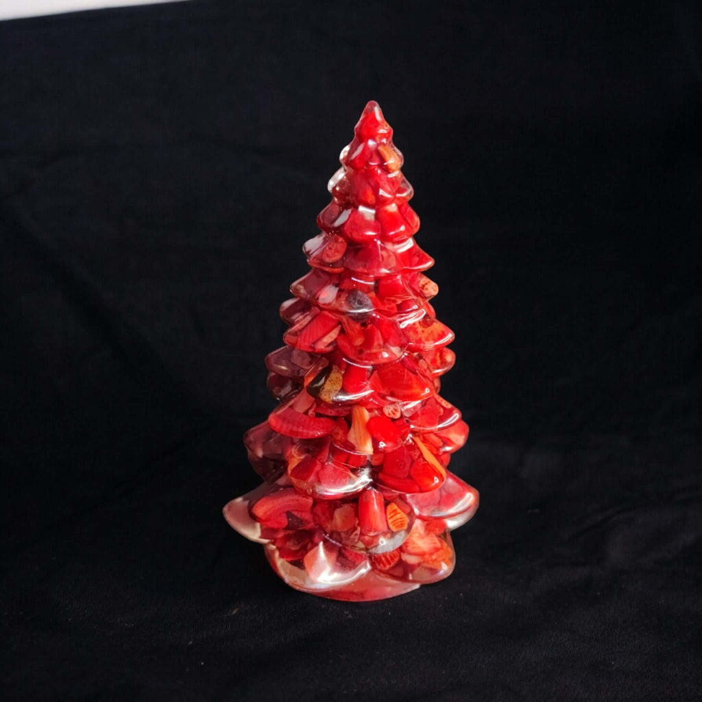 Sapin - Résine et pierres - L'Atelier de Tabatha