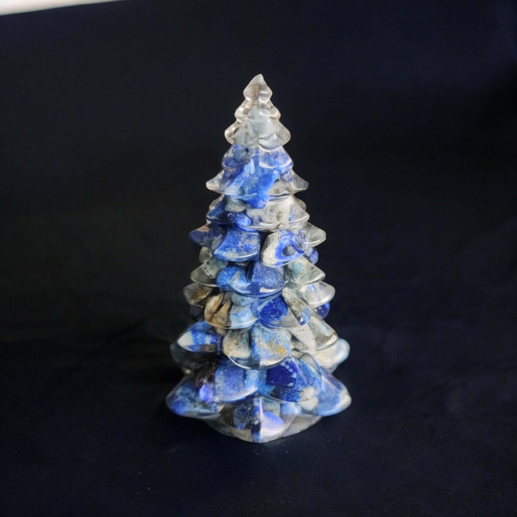 Sapin - Résine et pierres - L'Atelier de Tabatha