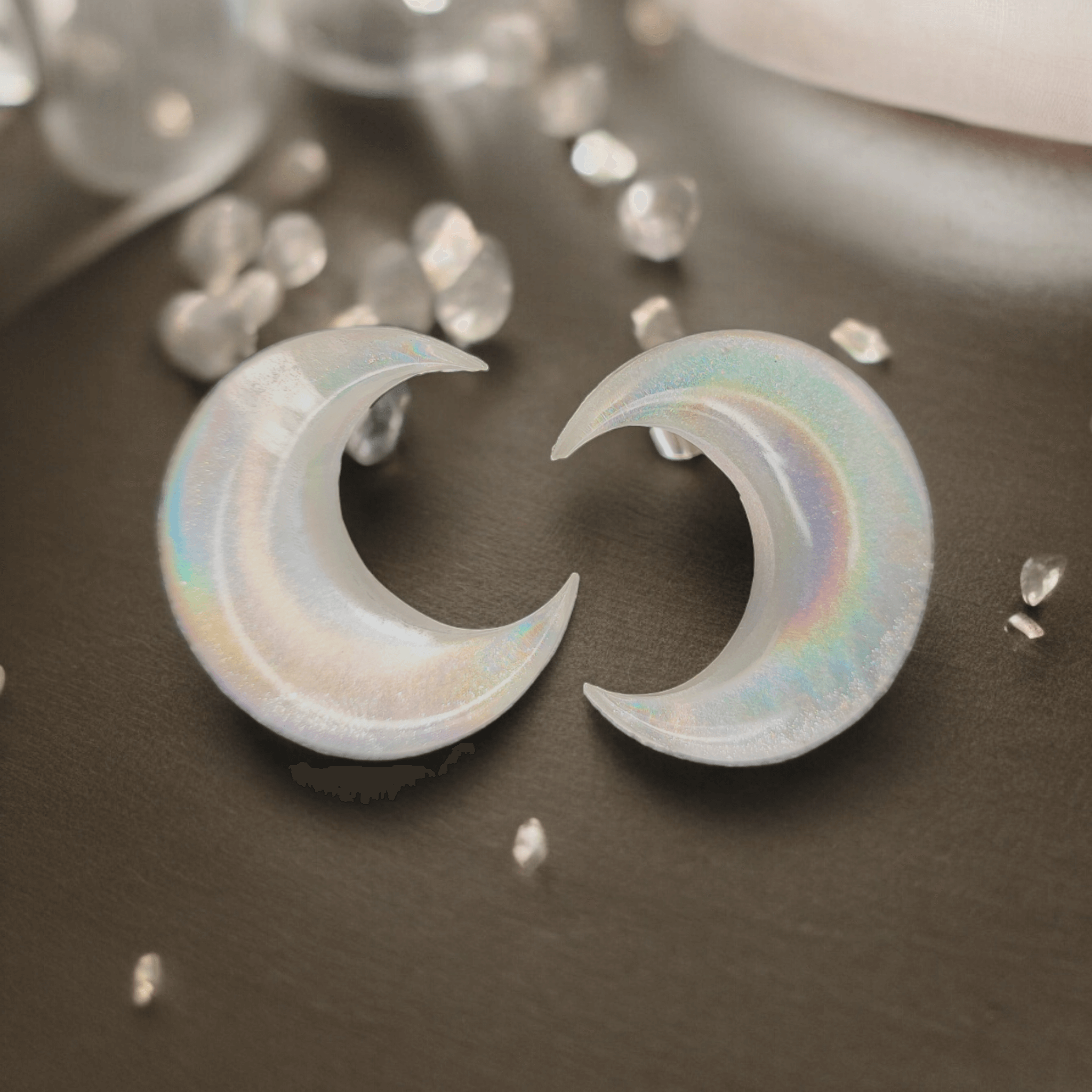 Séléna - Clous d'oreilles - Résine (Plusieurs créations multiples) - L'Atelier de Tabatha