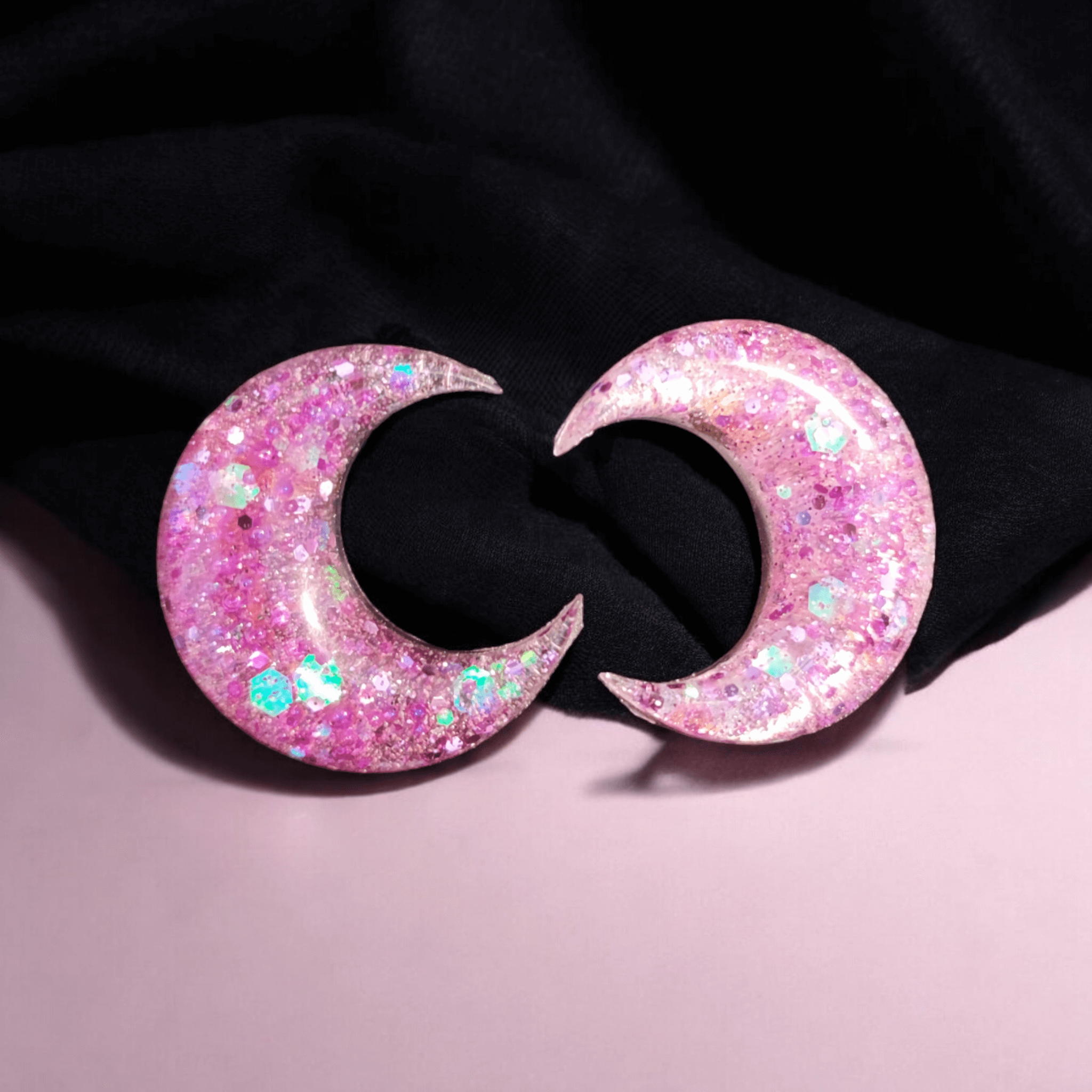 Séléna - Clous d'oreilles - Résine (Plusieurs créations multiples) - L'Atelier de Tabatha