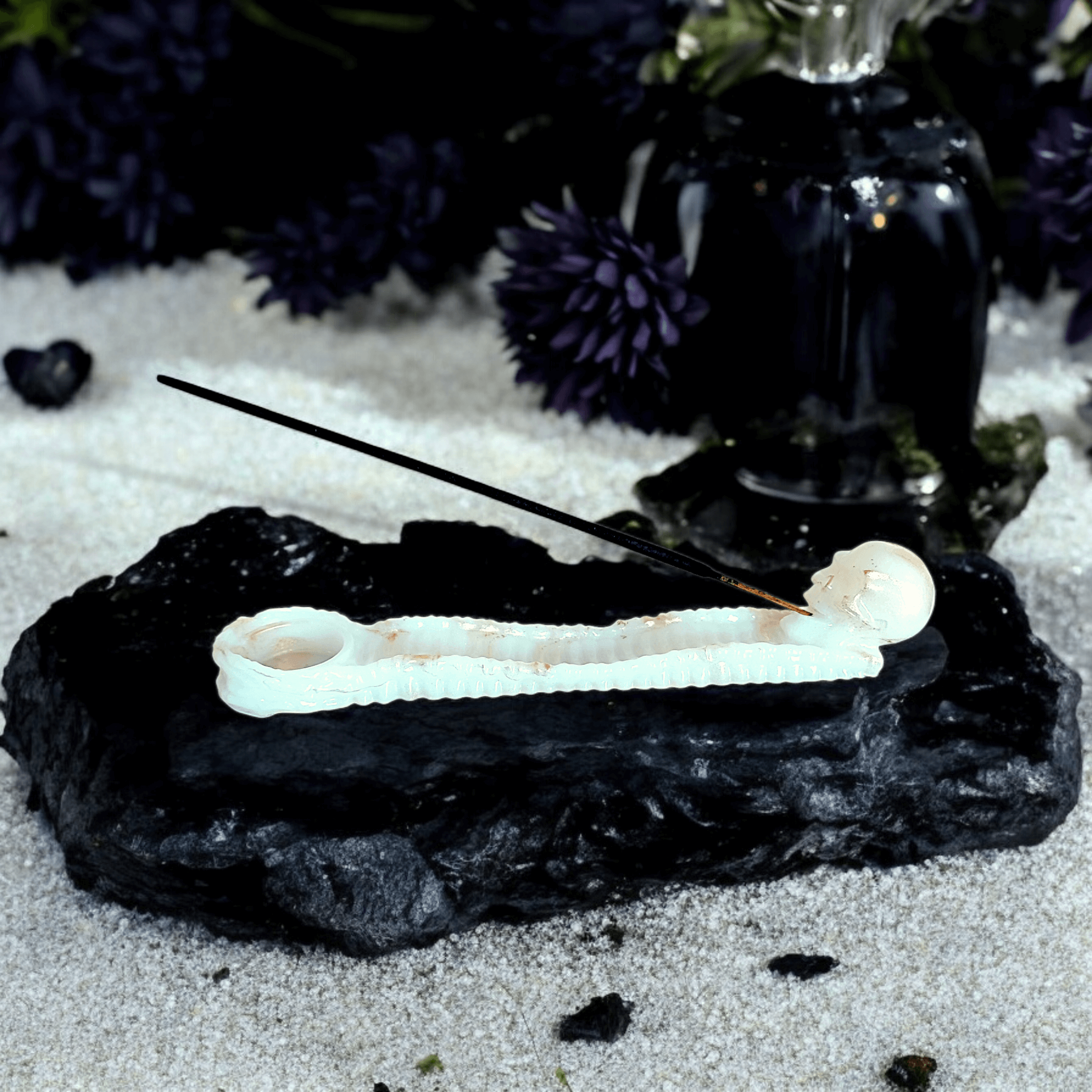 Odokuro - Porte encens en résine (fait main) - Plusieurs coloris - L'Atelier de Tabatha