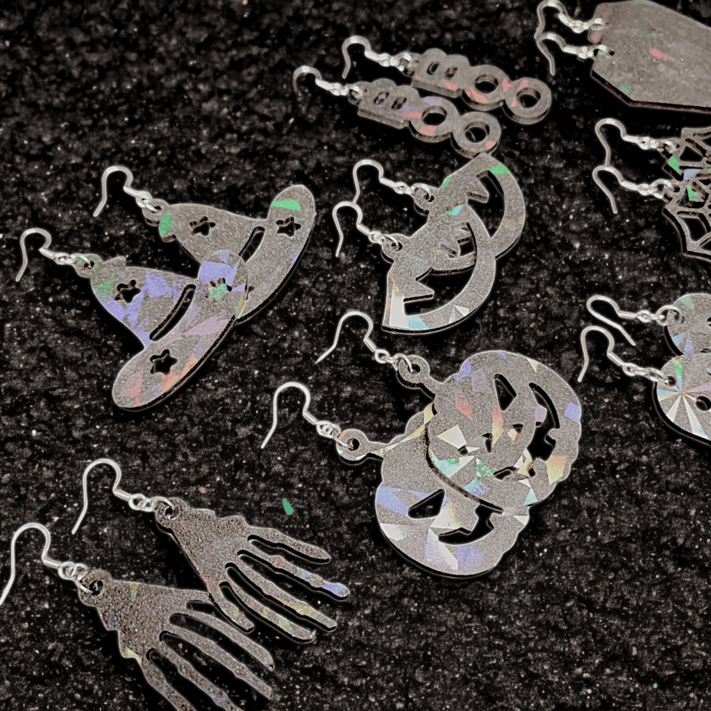 Maija - Boucles d'oreilles - Holographiques (Plusieurs modèles) - L'Atelier de Tabatha