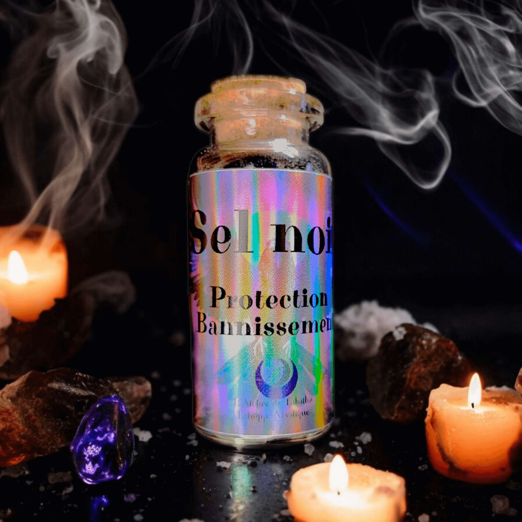 Sel Noir de Protection & Bannissement – 10 ml - L'Atelier de Tabatha