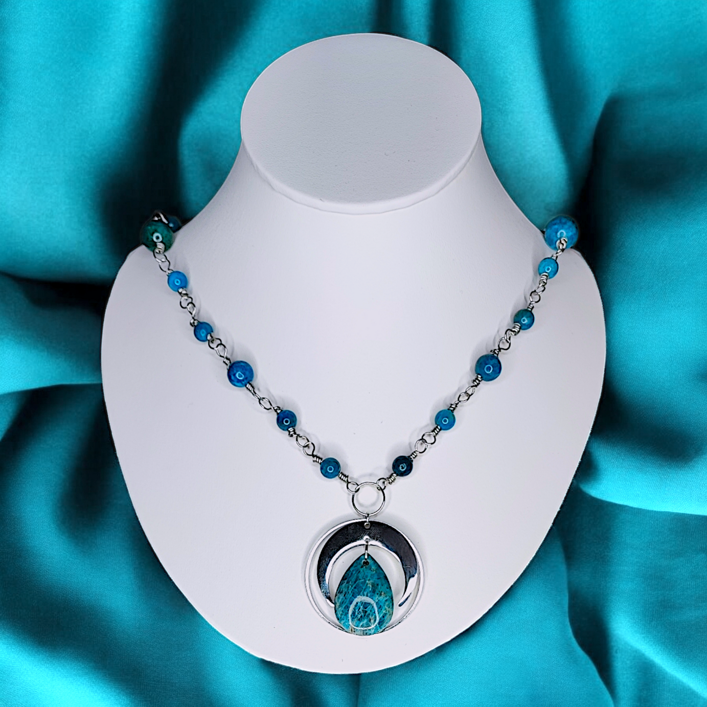 Azura - Collier - Apatite - 2 couleurs  Collier