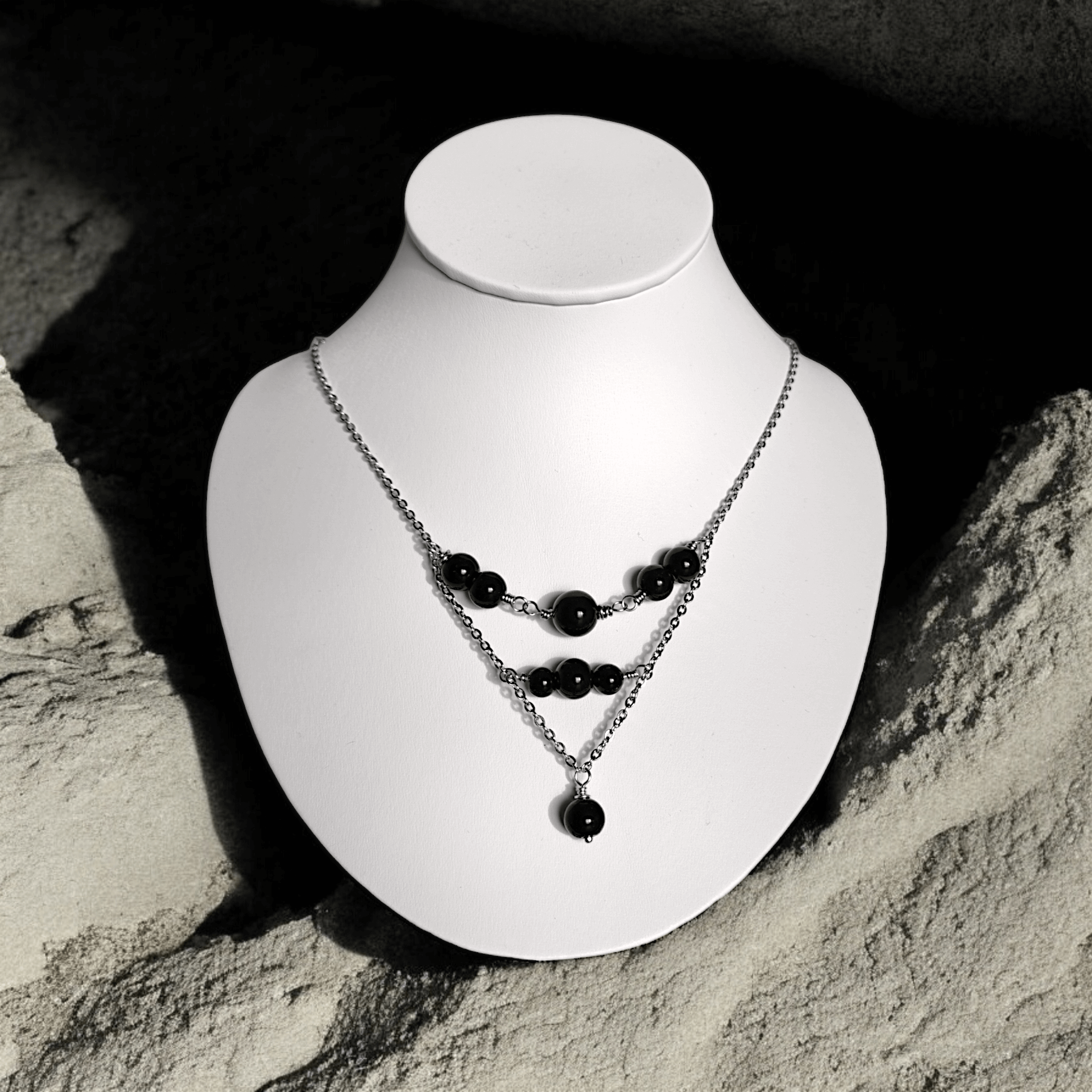 Néré - Collier en aigue-marine - L'Atelier de Tabatha