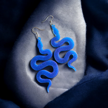 Itza - Boucles d'oreilles serpent (9 couleurs)