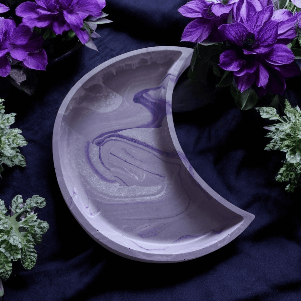 Rheita - Brume Astrale : Plateau lunaire marbré - L'Atelier de Tabatha