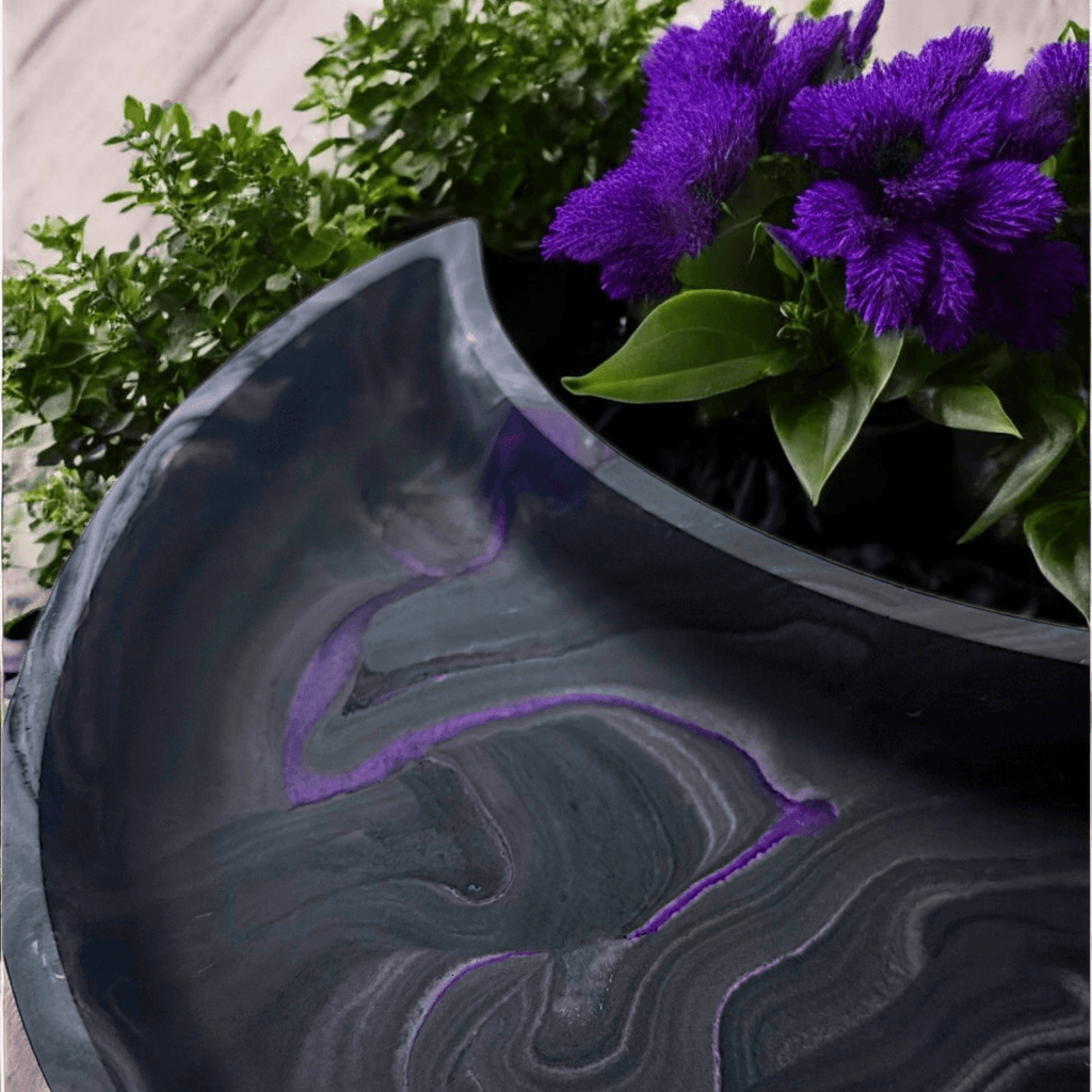 Rheita - Nuit Éthérée : Plateau lunaire marbré - L'Atelier de Tabatha