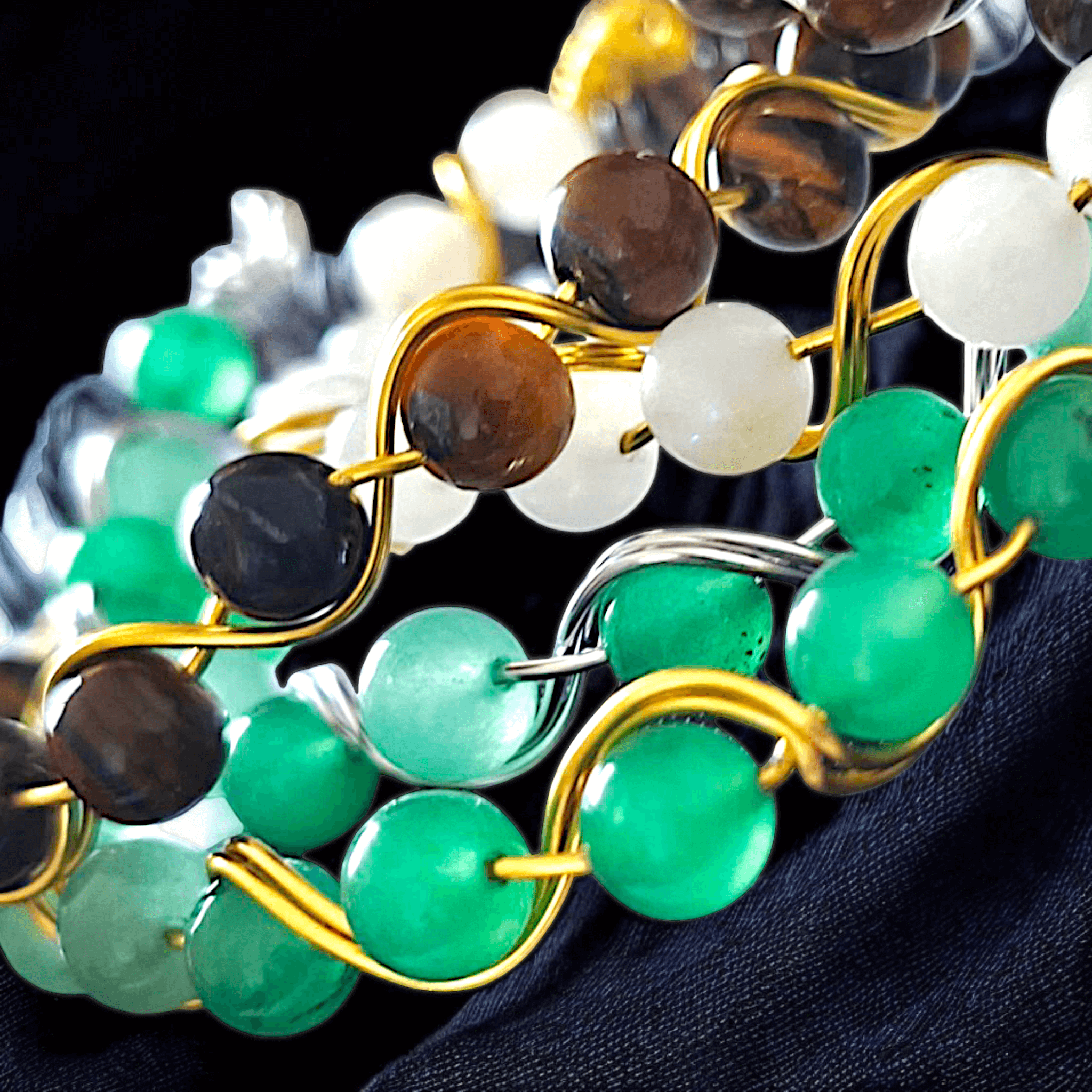 Syrena - Bracelet en pierre (plusieurs modèles) - L'Atelier de Tabatha