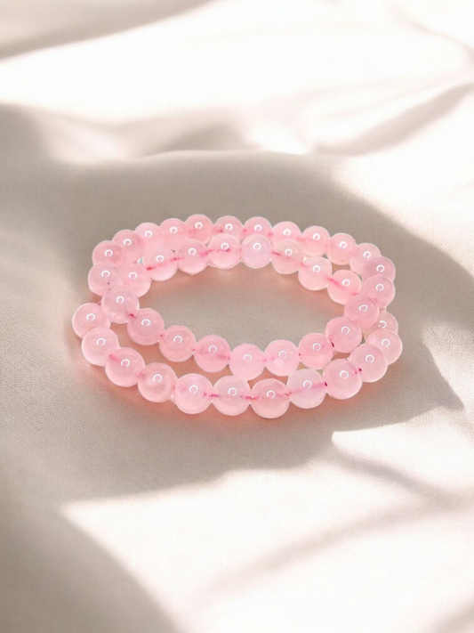 SATIYA – Bracelet en Quartz rose