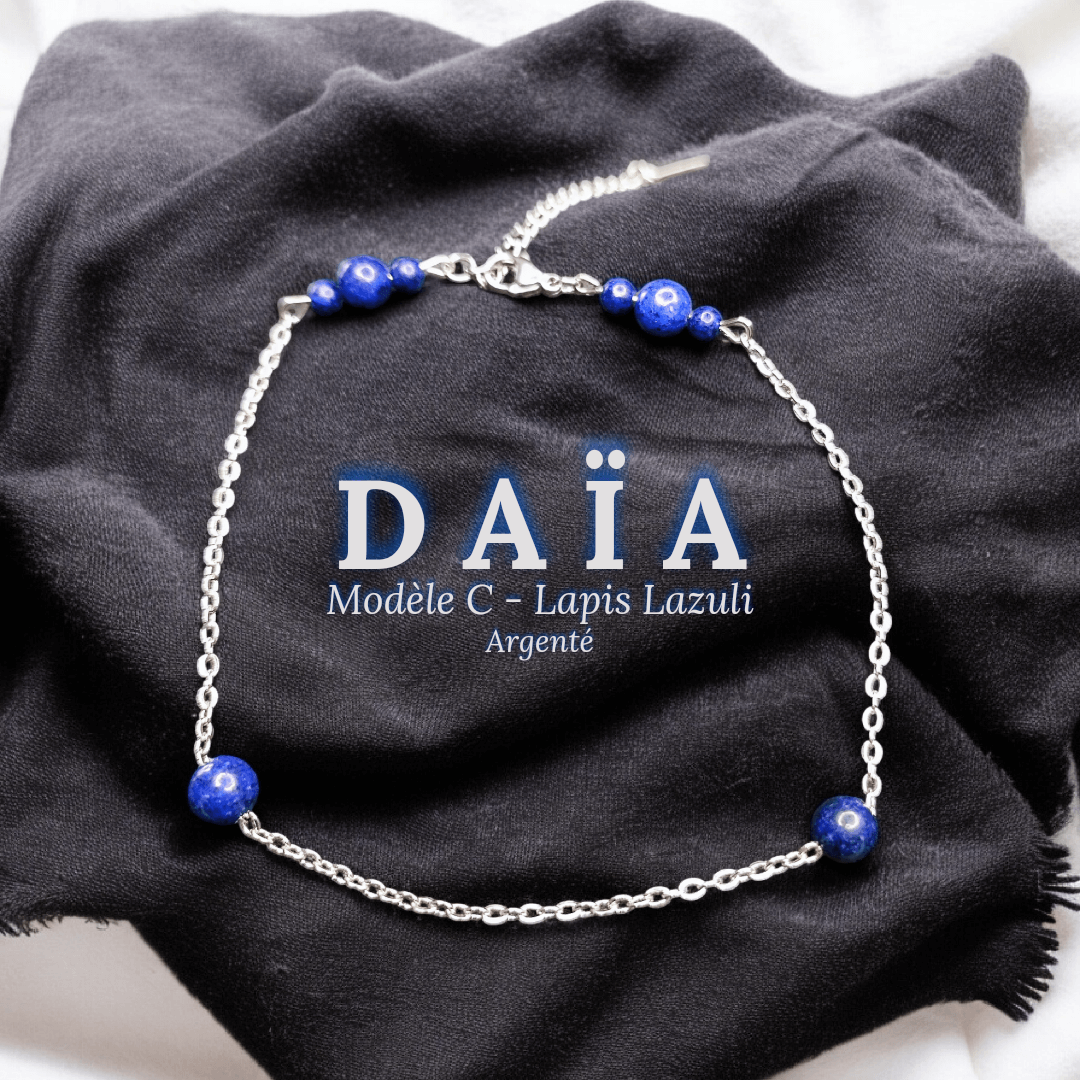 Daïa - Bracelet de cheville - Pierres (Plusieurs créations uniques) - L'Atelier de Tabatha