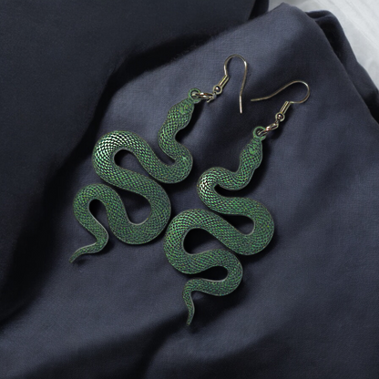 Itza - Boucles d'oreilles serpent (9 couleurs)