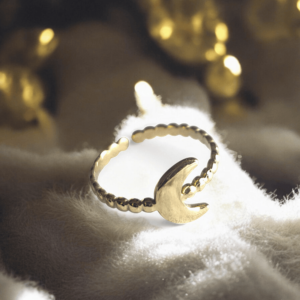 Ayl - Bagues "Lune sacrée" - 2 couleurs - L'Atelier de Tabatha