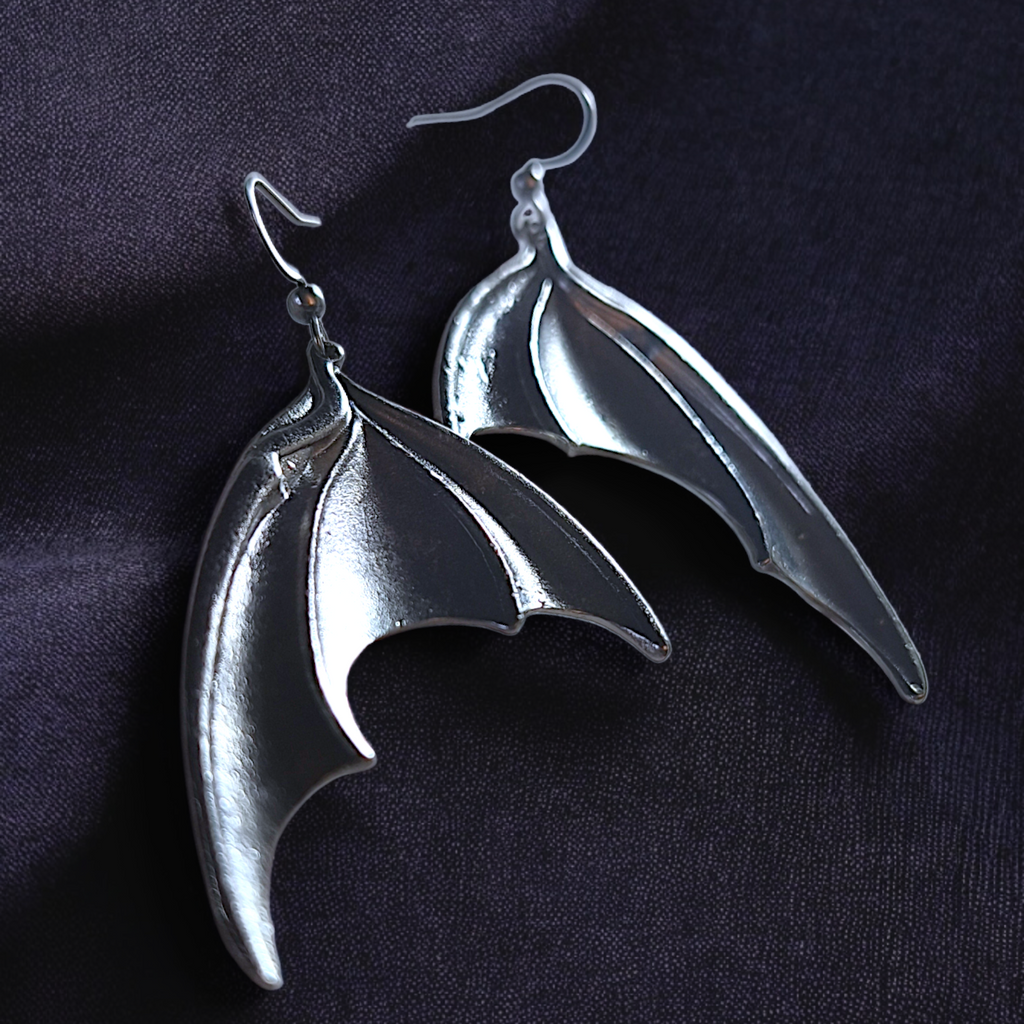Vespera – boucles d’oreilles ailes de chauve-souris