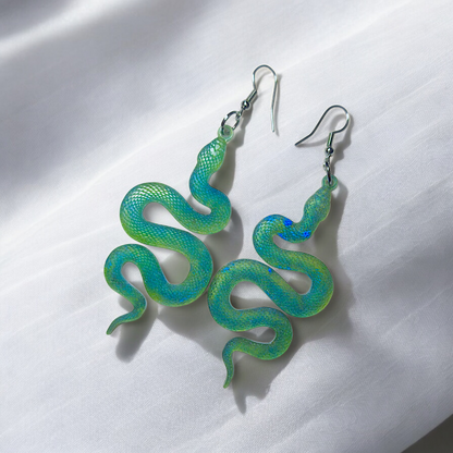 Itza - Boucles d'oreilles serpent (9 couleurs)