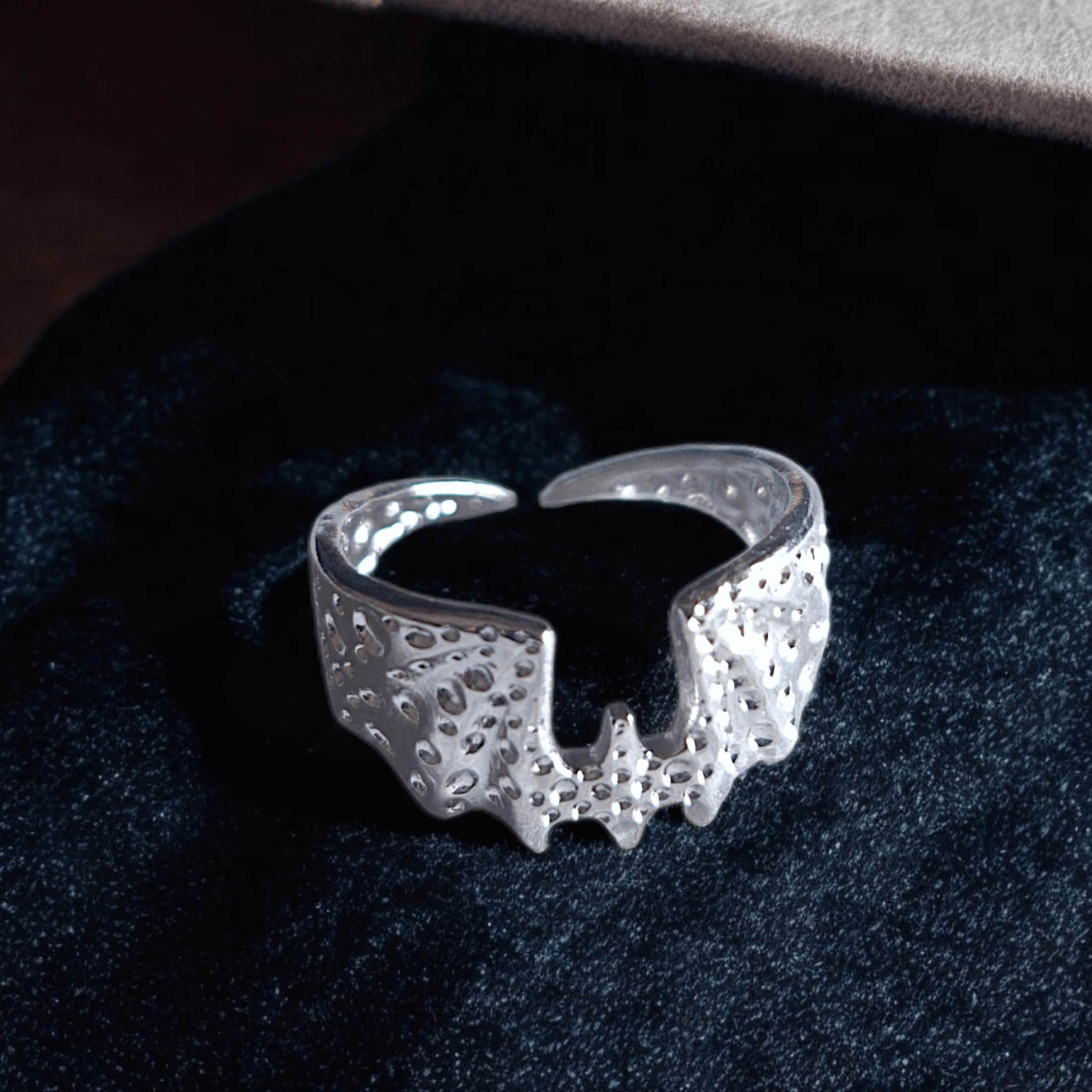 AEGIS – Bague des créatures de la nuit (2 couleurs) - L'Atelier de Tabatha