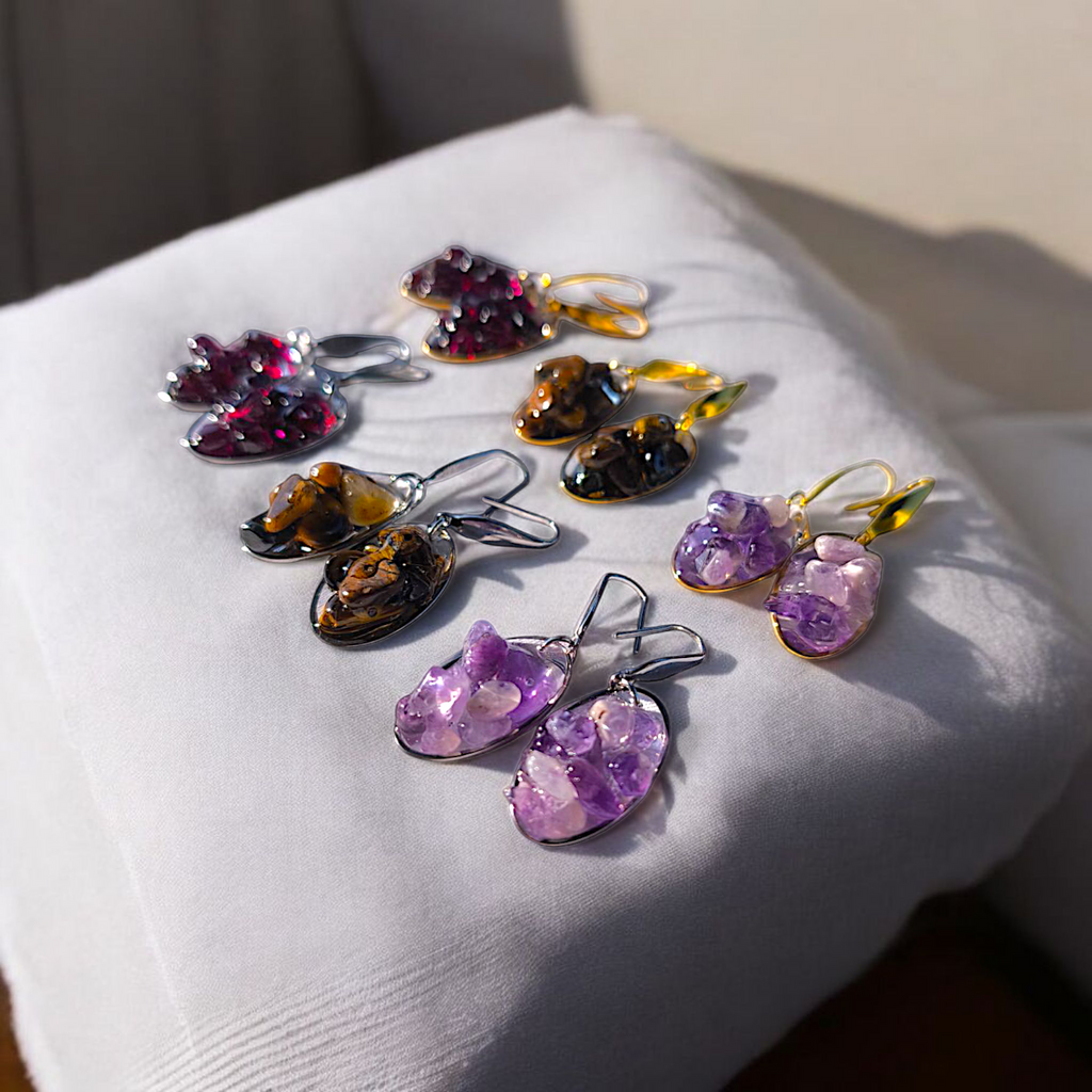 KIRA - Boucles d'oreilles en pierre